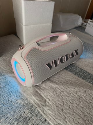 Altavoz Bluetooth rosa VUOPAX 120W (Pico 200W)
