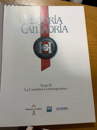 Libro Historia de Cantabria