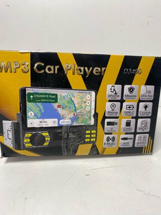 : Radio Coche MP3 D3400 con Soporte Móvil