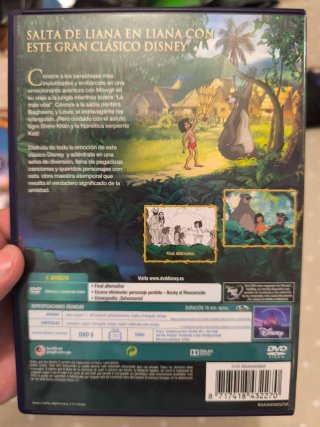 DVD El Libro de la Selva (Disney)