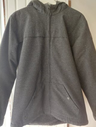 Abrigo Quiksilver Hombre Gris