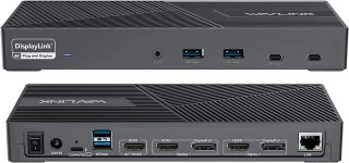 Estación WAVLINK DisplayLink USB-C 15 en 1 NUEVA