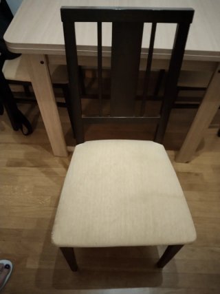 Lote de 3 sillas de madera