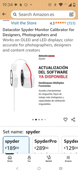 Calibrador de Monitor Datacolor Spyder