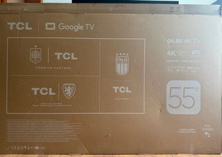 TCL 55” QLED 4K Google TV - 55C655