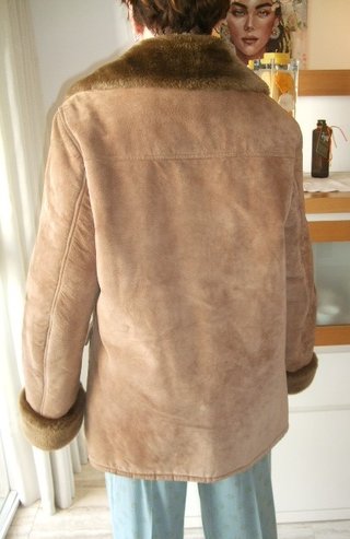 Trenca de mujer color marrón talla 42