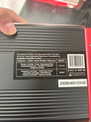 Inversor de Onda Sinusoidal Pura EZA 500W