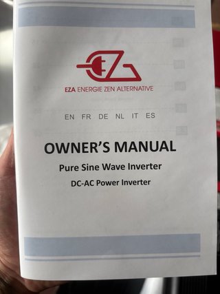 Inversor de Onda Sinusoidal Pura EZA 500W