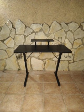 Mesa gaming negra 1m