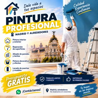 Pintura y papel pintado profesional
