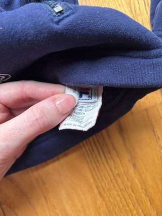 Sudadera polar Fila azul