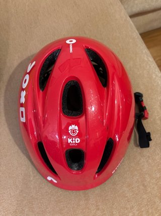 Casco de bici para niño rojo