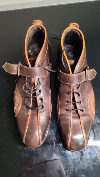 Botines Giorgio 1958 Piel Marrón Hechos a Mano
