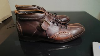 Botines Giorgio 1958 Piel Marrón Hechos a Mano