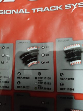 Blister 2 Curvas Estándar R2 Ninco