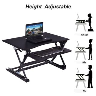 Convertidor escritorio de pie elevable Costway