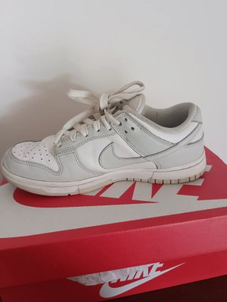 Nike Dunk Donna Grigie e Bianche Tg 37.5