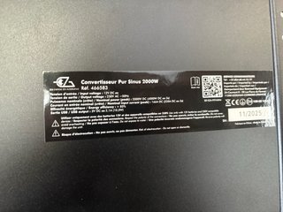 Inversor de Onda Sinusoidal Pura EZA 2000W