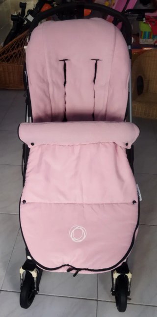 Saco polar para silla de paseo Bugaboo rosa palo