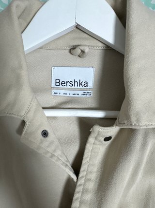 Sobrecamisa Beige Bershka