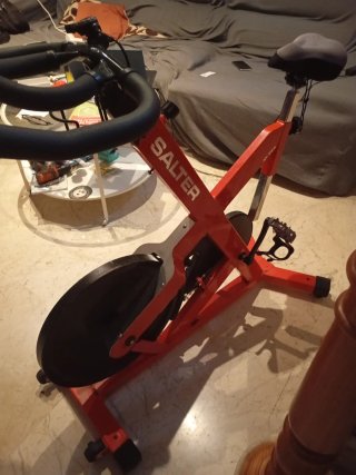 Bicicleta Spinning Salter Roja
