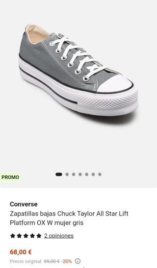 Converse Chuck Taylor Lift Talla 38