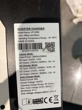 Inversor Aislada 24V VP3000