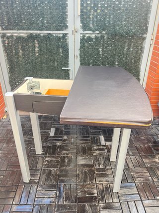 Mesa cocina abatible y sillas