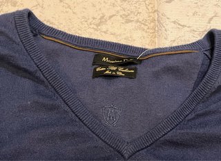 Jersey Massimo Dutti Azul Talla XL