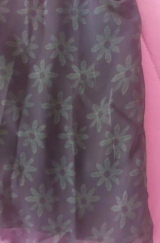 Blusa MNG flores negra y verde