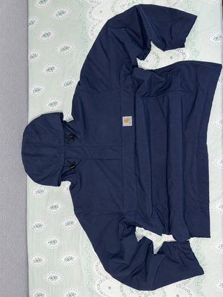 Anorak Carhartt WIP azul con capucha