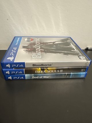 Lote 3 Juegos PS4 (Bloodborne, Dark Souls III)