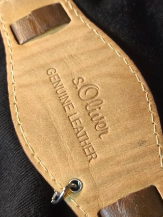 Relógio s.Oliver Vintage com Bracelete em Pele