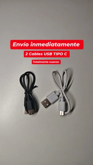 2 Cables USB Tipo C Nuevos