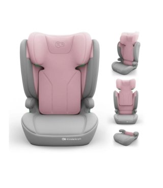 Silla coche Kinderkraft i-comfy i-size rosa.
