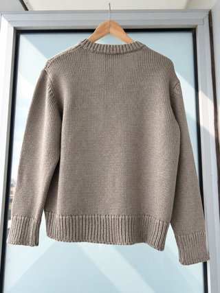 Jersey de Punto Grueso Zara Taupe