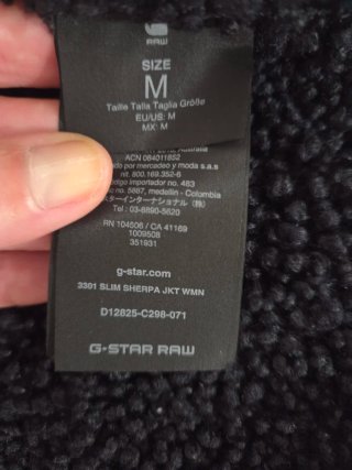 Chaqueta vaquera forrada G Star  Raw T. M