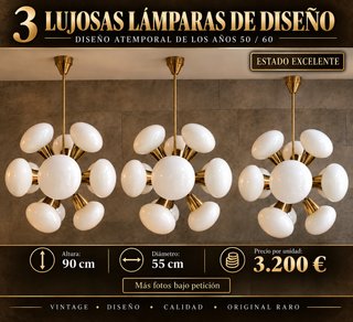 Lámparas y muebles vintage de diseño original