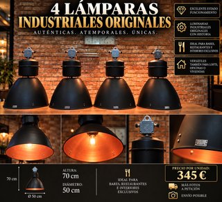 Lámparas y muebles vintage de diseño original