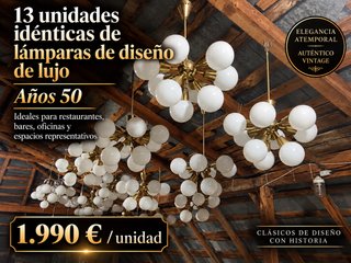 Lámparas y muebles vintage de diseño original