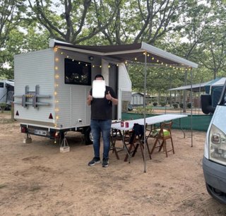 Caravana mini seminueva con papeles menos 750kg