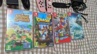 Nintendo Switch OLED Rosa y Blanca