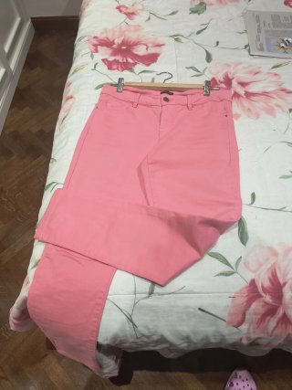 Pantalón Massimo Dutti Rosa Talla 38