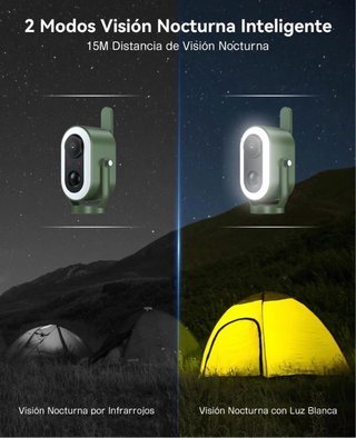 Cámara Magnética Xega 4G LTE 2K Batería 6000mAh