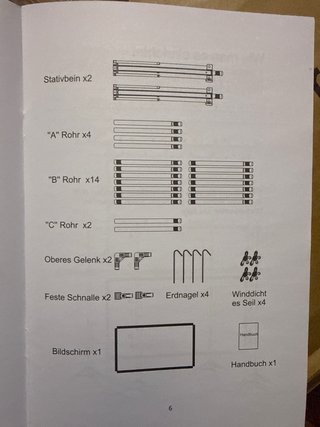 Pantalla para Proyector de 100 pulgadas