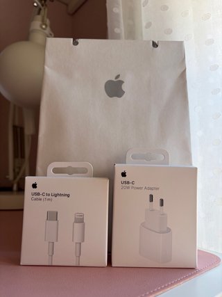 Cargador completo Lightning Apple (nuevo)