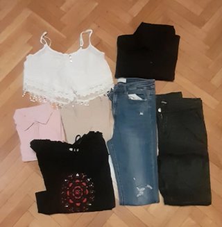 Lote 7 prendas de ropa variada Talla M