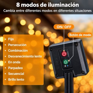Guirnalda Solar LED 20m