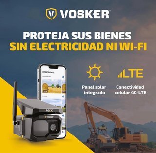Cámara Seguridad Exterior Vosker VKX 4G-LTE Solar