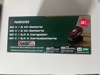 Batería Parkside 20V y Cargador 2.4A